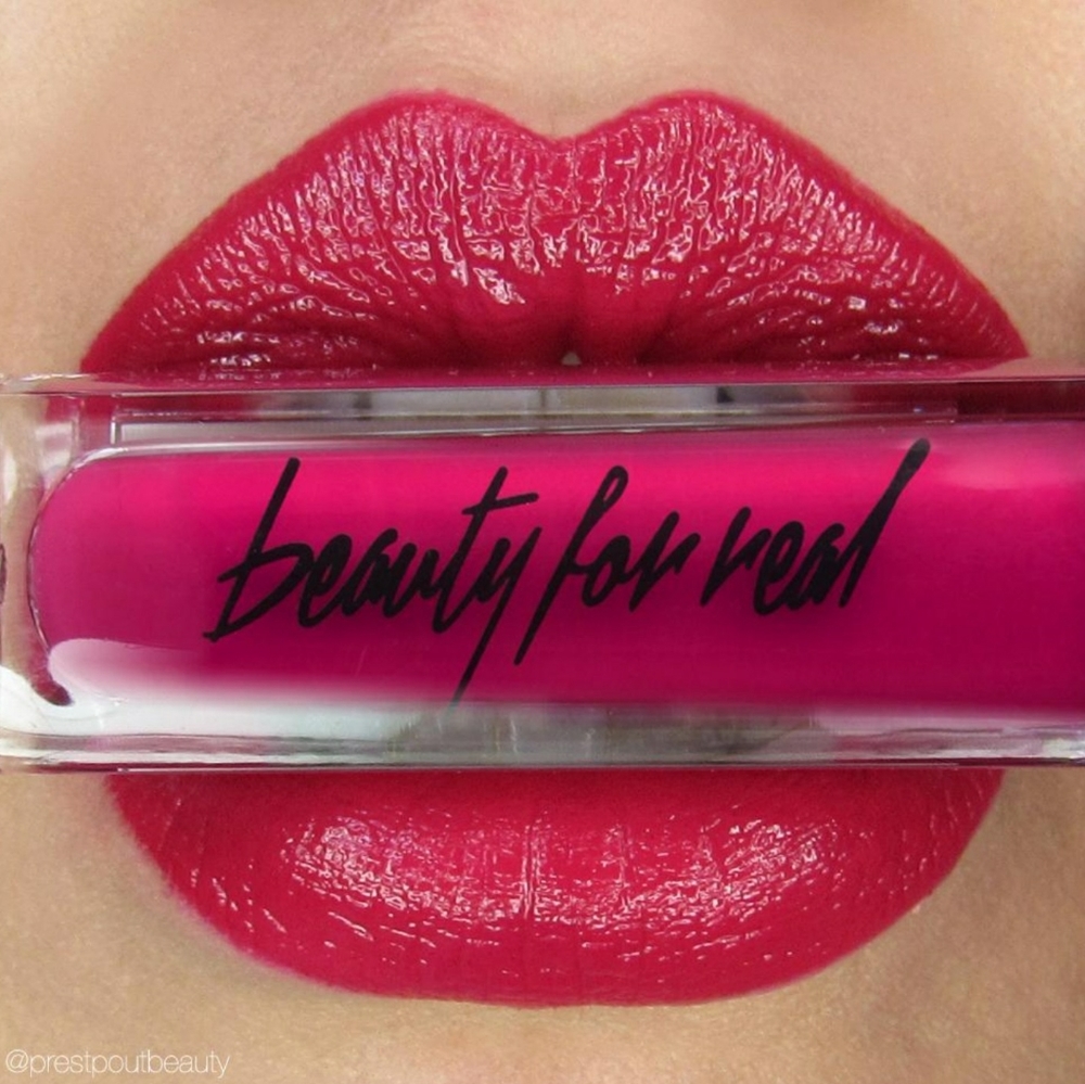 Beauty For Real Velvet Cream Lipstick Shade Hotter In Miami Full Size Sample NWT